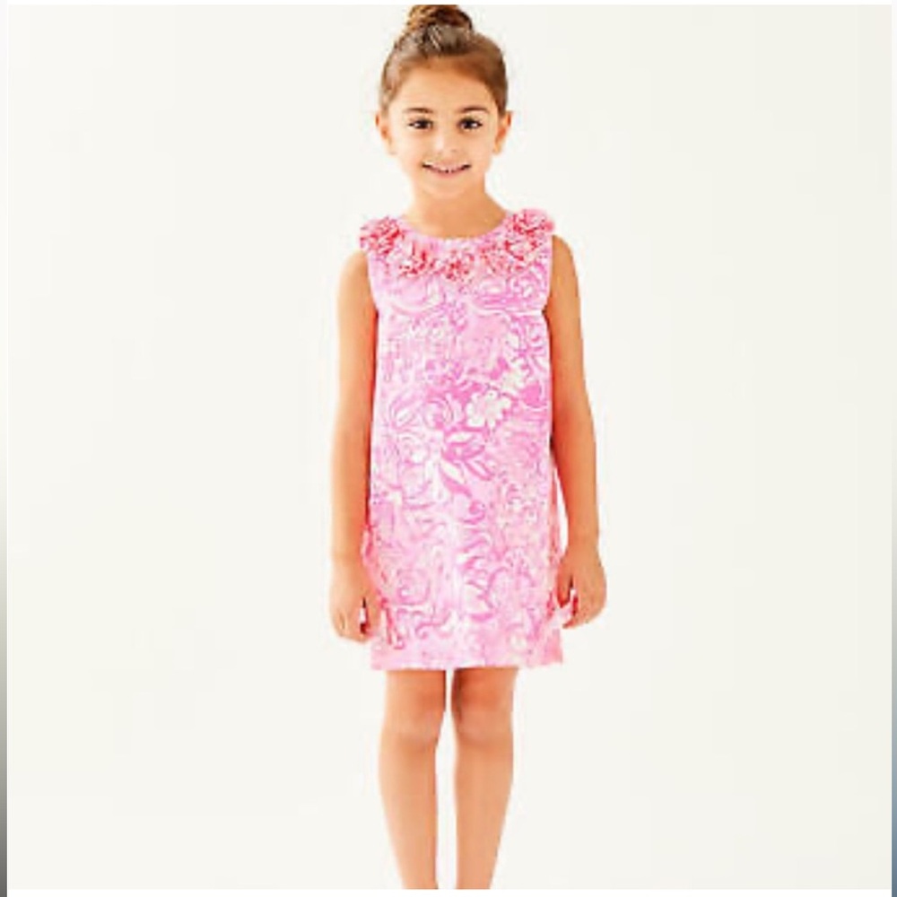 Lilly Pulitzer pink bunny print dress